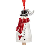 Remembrance Snowman Mini Bell Ornament