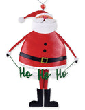 Ho Ho Ho Santa Ornament