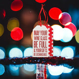May Your Wine Glass Be Full Wine Tag
