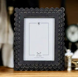 Scallop Wood 8x10 Photo Frame (5x7 opening)