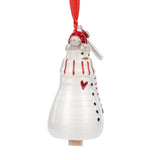 Kindness Snowman Mini Bell Ornament