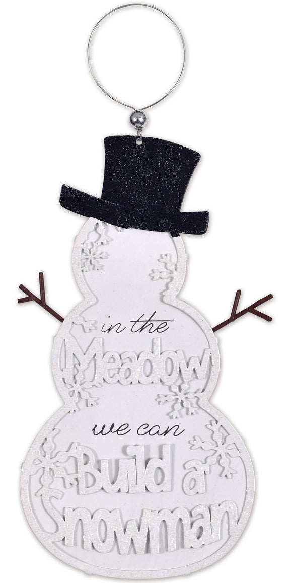 In The Meadow Snowman Ornament