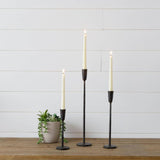 Black Iron Candle Holders (SET OF 3)