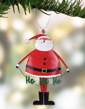 Ho Ho Ho Santa Ornament