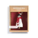 Remembrance Snowman Mini Bell Ornament