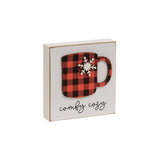 Comfy Cozy Plaid Cup Block