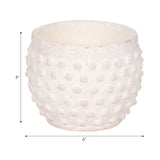White Terracotta Bubble Planter