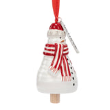 Believe Snowman Mini Bell Ornament