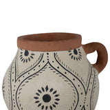 Jenica Hand Painted Terracotta Bud Vase