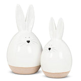 White and Natural Easter Bunny Decor (SM)