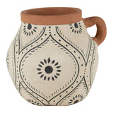 Jenica Hand Painted Terracotta Bud Vase