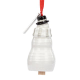 Peace Snowman Mini Bell Ornament