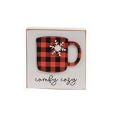 Comfy Cozy Plaid Cup Block