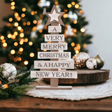 Rustic Very Merry Christmas Tree Decor