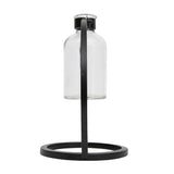 Auden Black Metal & Glass Bud Vase