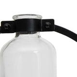 Auden Black Metal & Glass Bud Vase