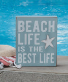 Beach Life Starfish Box Sign