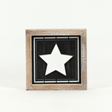 Candy Cane and Star Reversible Box Sign.