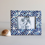 Chelsea 4x6 Blue and White Photo Frame.