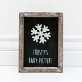 Frosty's Baby Picture Sign.