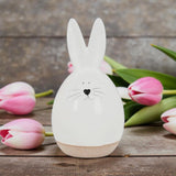 White and Natural Easter Bunny Decor (LG)
