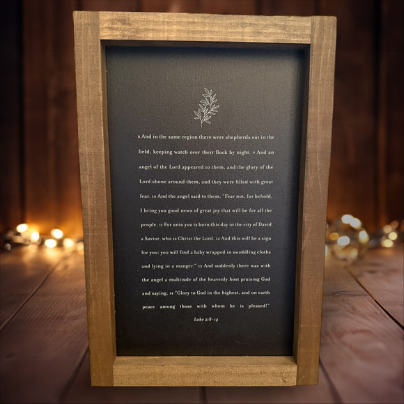 Luke 2:8-14 Sign