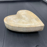 Mango Wood Heart Tray.