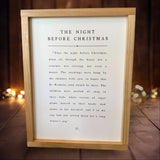 The Night Before Christmas Wall Art