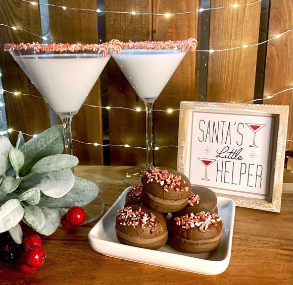 Faux White Chocolate Peppermint Martini (Single).