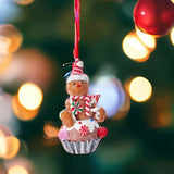 Cupcake Gingerbread Ornament