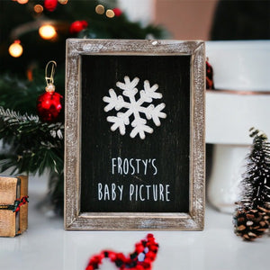 Frosty's Baby Picture Sign