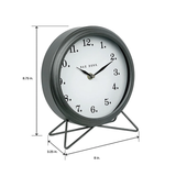 Rae Dunn Metal Circular Desk Clock.