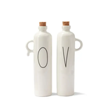 Rae Dunn Oil & Vinegar Cruet Set.