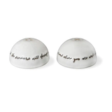 Rae Dunn Set of 2 Sentiment Spice Shakers.