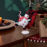 Skating Snowman Figurine