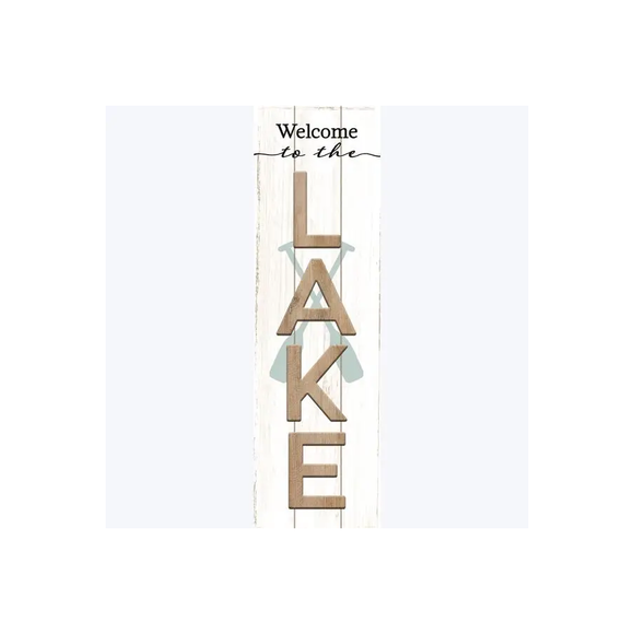 Welcome To the Lake Wall Plaque.