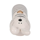Ceramic Striped Bunny with Heart Figurine (LG)