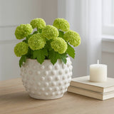 White Terracotta Bubble Planter