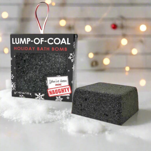 Lump-of-Coal Bath Bomb