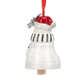 Happy Holidays Snowman Mini Bell Ornament