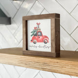 Christmas Car Wood Sign