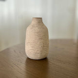 Textured White Vase